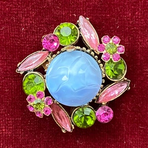 SELRO SELINI brooch pin- Unsigned- RARE!- 1960s