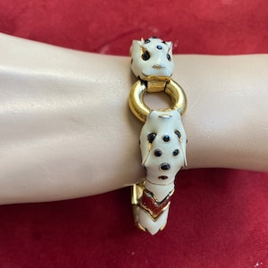 Vintage CINER Double Leopard Double Panther bracelet - ULTRA Rare- c 1970s