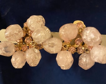 Juliana de Lizza and Elster earrings clips FUN BEADS Collection - Ultra Rare - Book Piece- Excellent Condition- Collectible