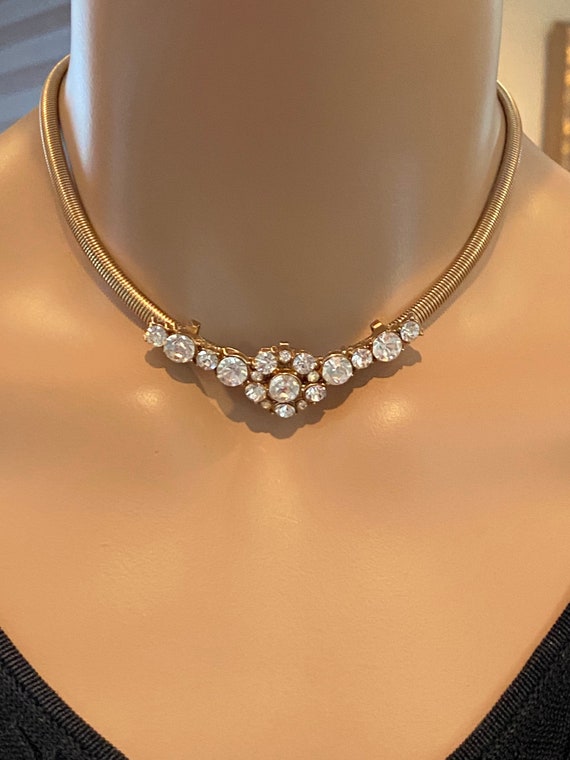 Pegasus CORO Pat Pend Gold Tone Choker 