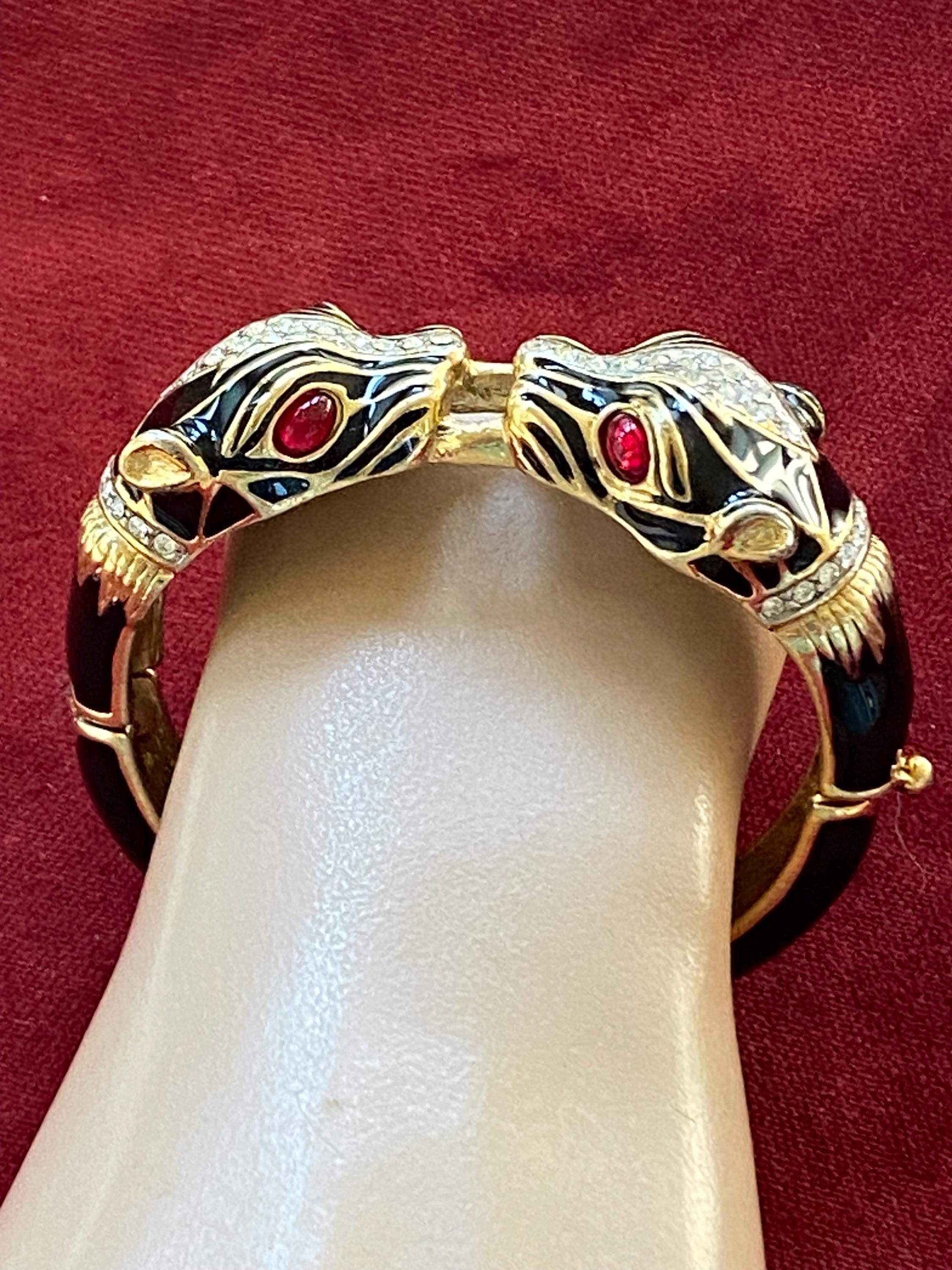CINER（サイナー）　バングル パンサー ビンテージ Ciner Panther Bracelet - Etsy