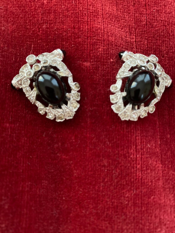 Vintage Art Deco dress clips