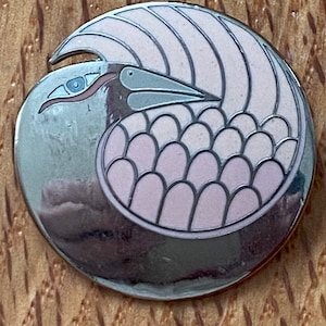 Laurel Burch brooch pin Bird brooch 1970s Mynah Bird Signed Very Good vintage condition