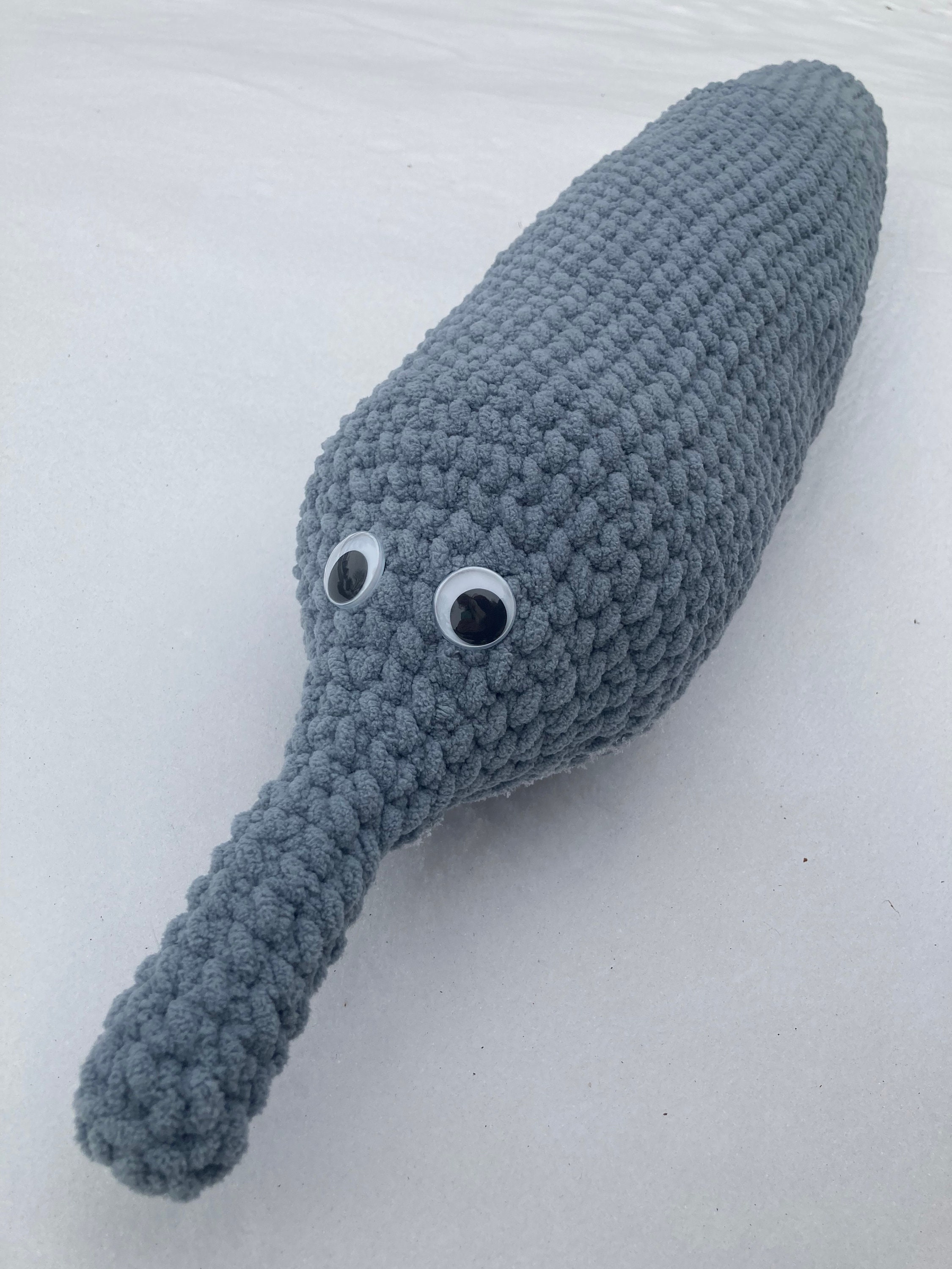 Giant Worm on a String Crochet
