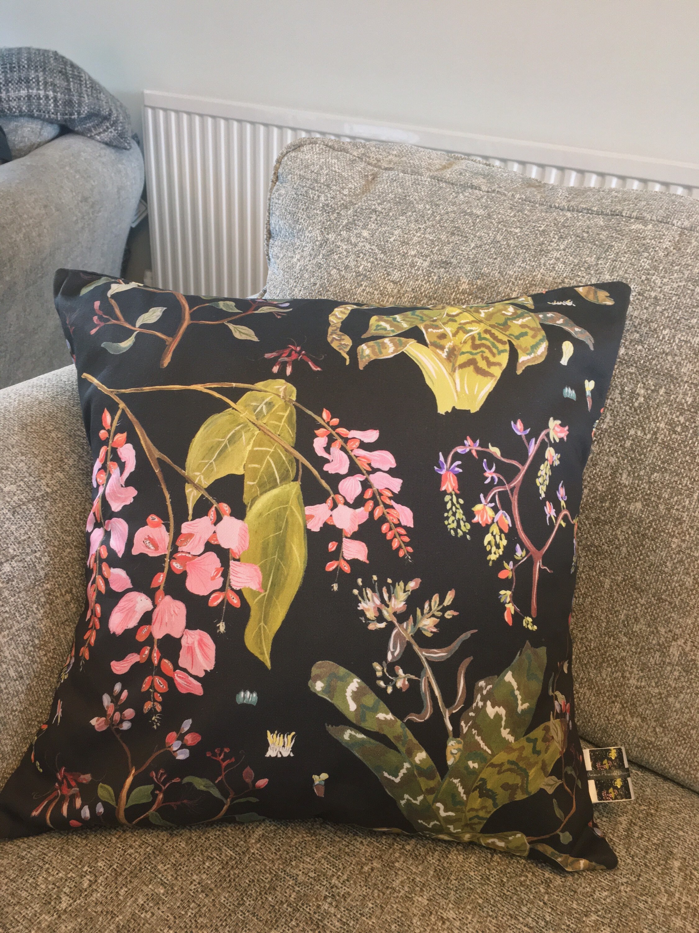 Botany Jungle Cushion Cover / Hecho a mano pintado tropical Etsy España
