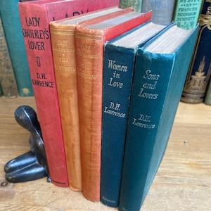 Bish Bosh Bashed D. H. Lawrence titles - 1930s - 1940s - vintage, classic, cloth bound books for simply splendid prices.