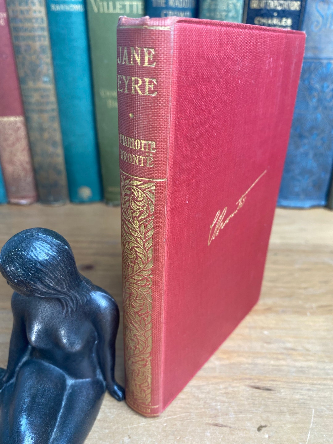 Antique jane Eyre Book 1910 Collins Edition Illustrated Cloth Bound Antique jane Eyre Book 1910 Collins Edition Illustrated Cloth Bound