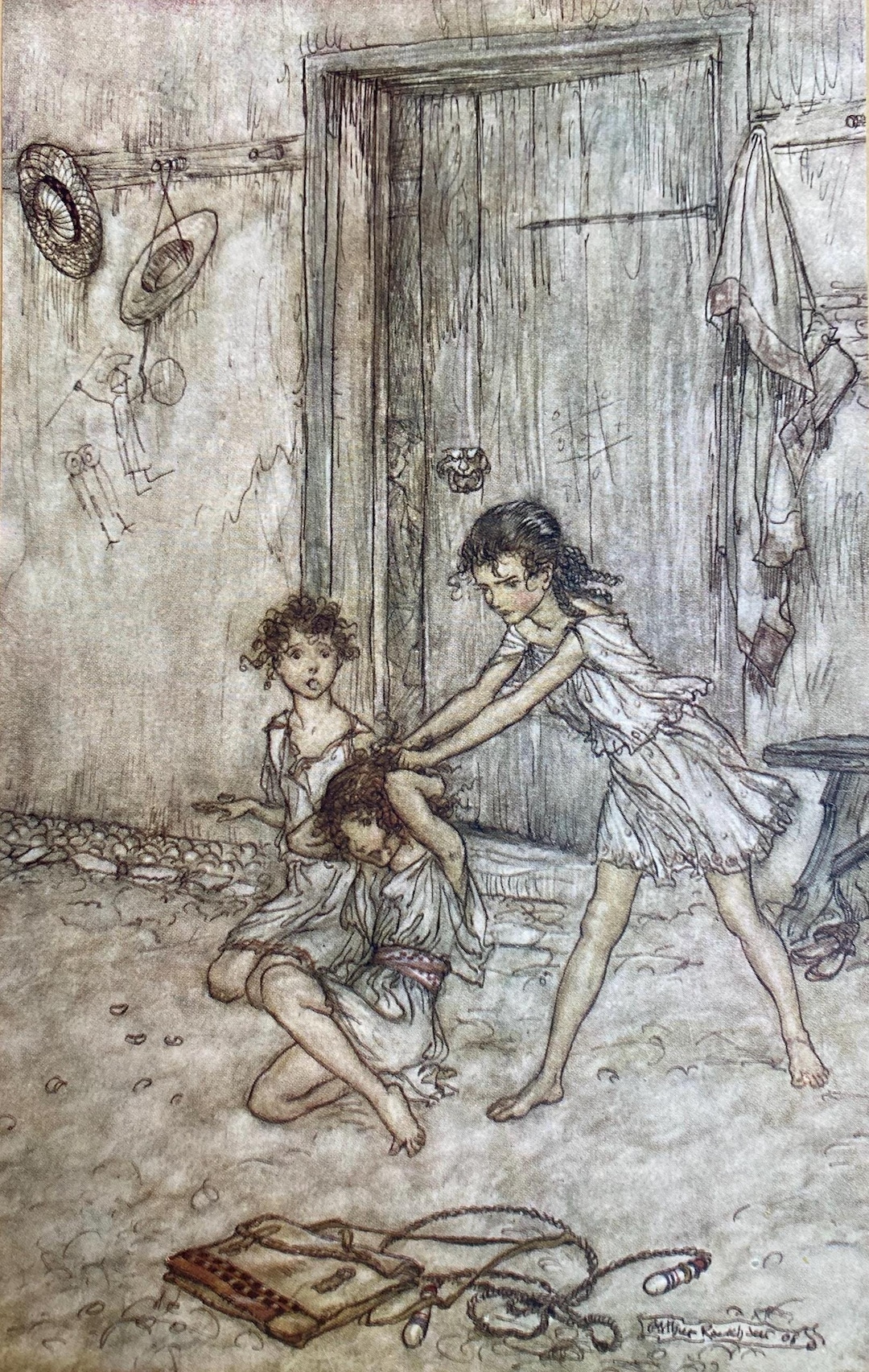 Arthur Rackham 'young Hermia' Print, Midsummer Night's Dream, 1917 - Etsy