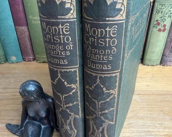 The Count of Monte Cristo Volume 1 & 2, The Walter Scott Publishing Co. Ltd. circa 1903.