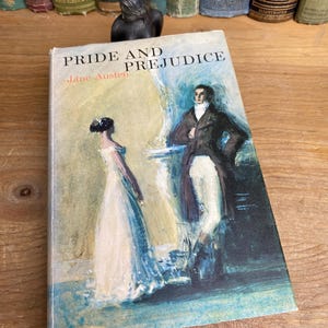 Pride and Prejudice - Jane Austen, Zodiac Press, 1972 reprint edition  - gilt titled, patterned  hardcovers - pictorial dust jacket.