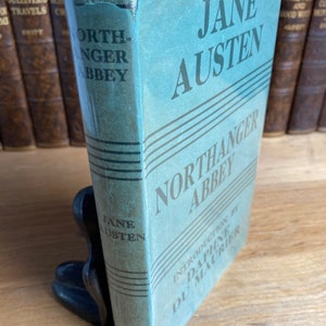 Northanger Abbey by Jane Austen, Williams & Norgate, 1948 - classic, green cloth edition with Jane Austen frontispiece.