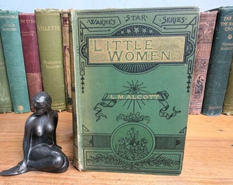 Antique "Little Women" Book, 1890 Victorian Edition, Warne's Star Series