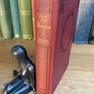 The Moonstone by Wilkie Collins, Thomas Nelson & Son, circa 1925 - classic, antique edition with rare, timeworn, dust jacket.
