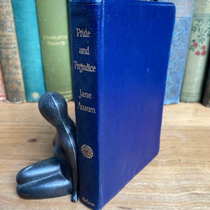 Pride and Prejudice by Jane Austen, Thomas Nelson and sons, circa late 1920s - classic, vintage edition with Austen portrait.
