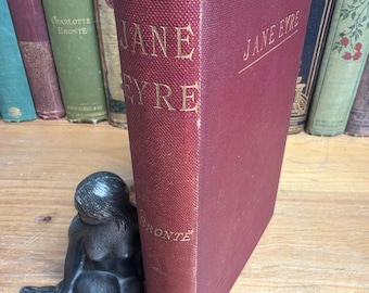 Jane Eyre by Charlotte Bronte/Currer Bell, R. E. King & Co. circa 1899 - rare, early, cheaply produced edition.