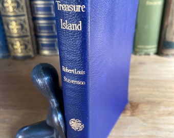 Vintage Treasure Island Book – 1950s Edition with Map & Illustrations