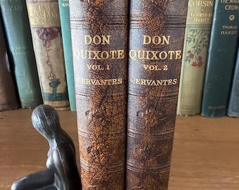 Vintage Don Quixote Book Set, Odhams Press, 1930. Hardcover with illustrated frontispieces.