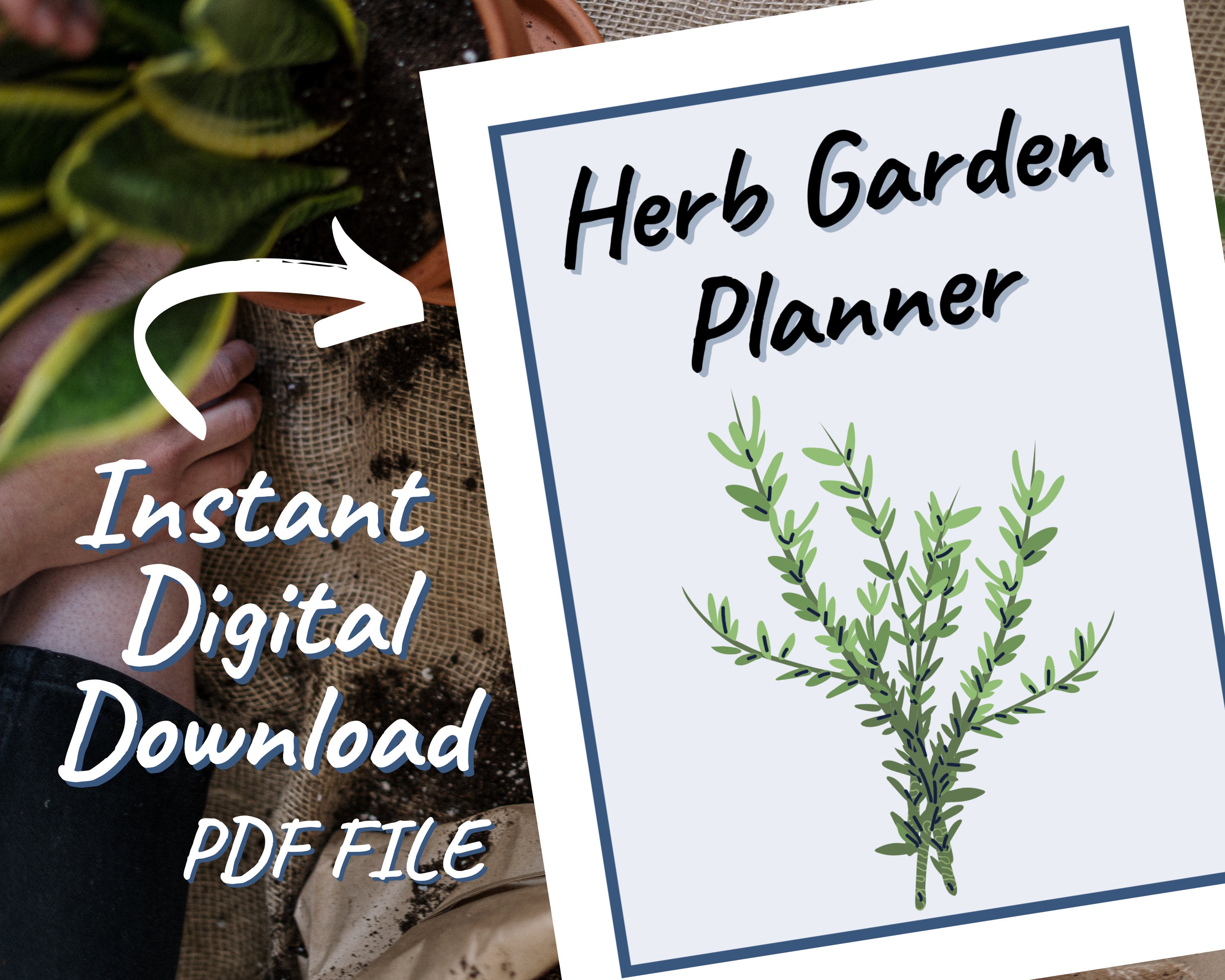 Herb Garden Planner Printable | Planting Calendar, Seed Inventory ...