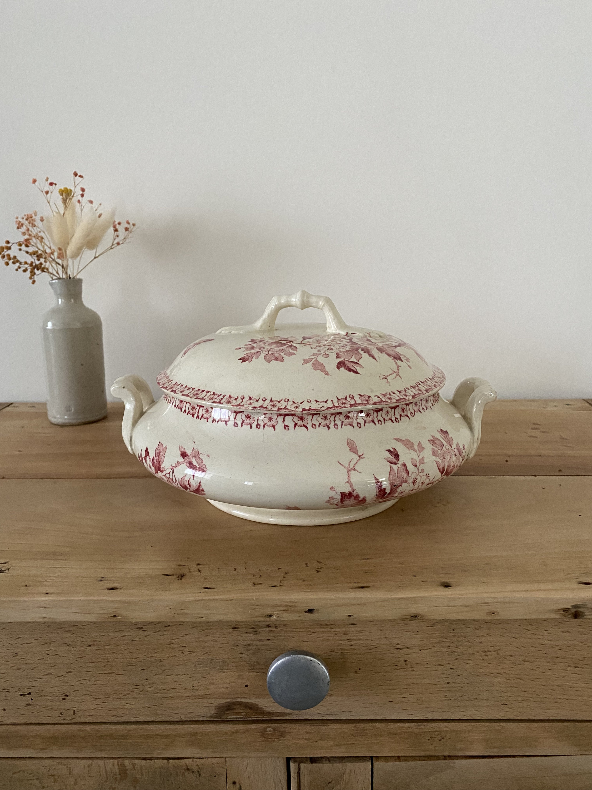 Légumier Ancien Gien Modèle Aubépine