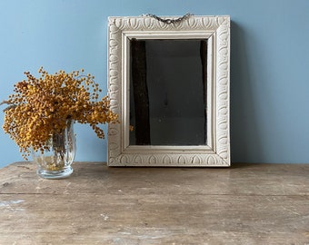 Antique mirror in wood and mercury ice