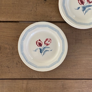 Placas Digoin antiguas modelo “Tulips”