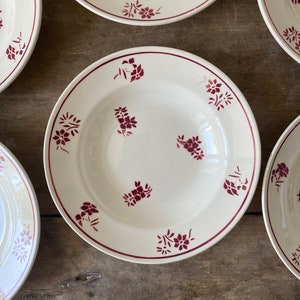 Old Badonviller soup plates
