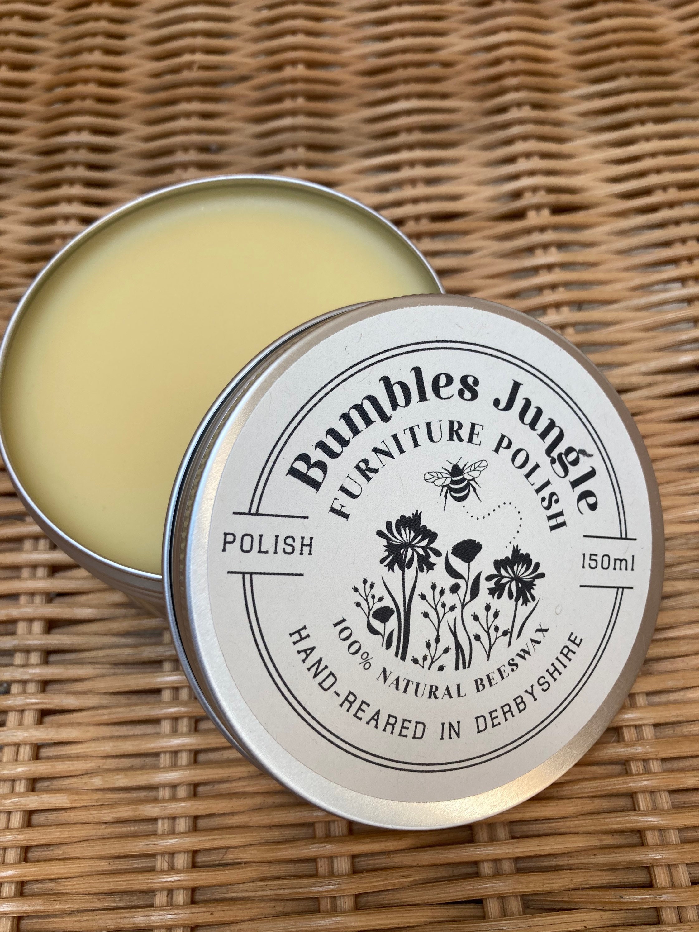 Natural Furniture Polish 150ml. Wood polish with beeswax Etsy
