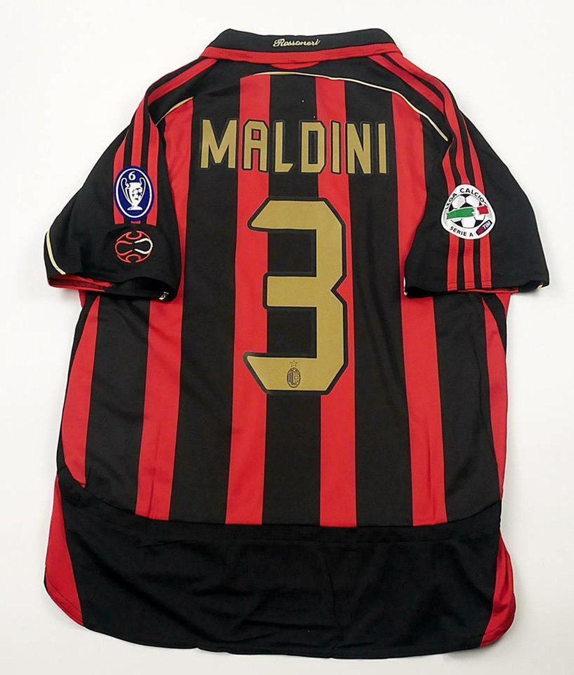 Retro AC Milan Home Soccer Jersey UEFA 2006 Men Adult KAKA 22 Etsy