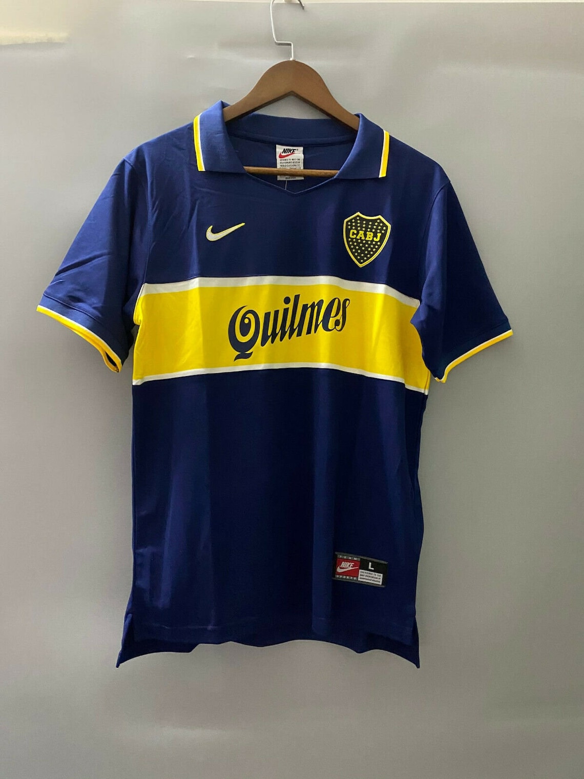 Retro Boca Juniors Home Soccer Jersey 1997 Men Adult MARADONA | Etsy