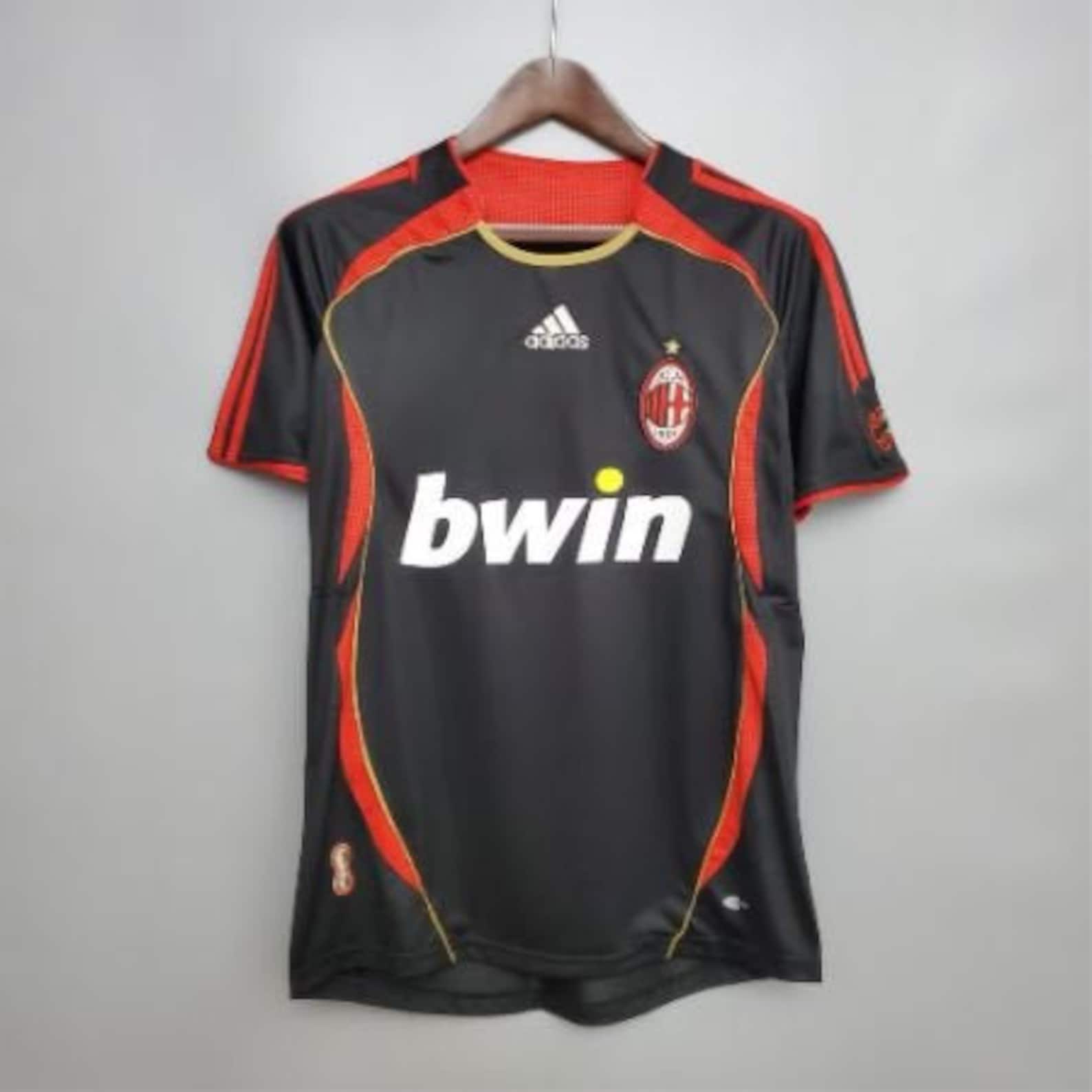 Retro AC Milan Third Black Soccer Jersey 2006/2007 Men Adult Etsy