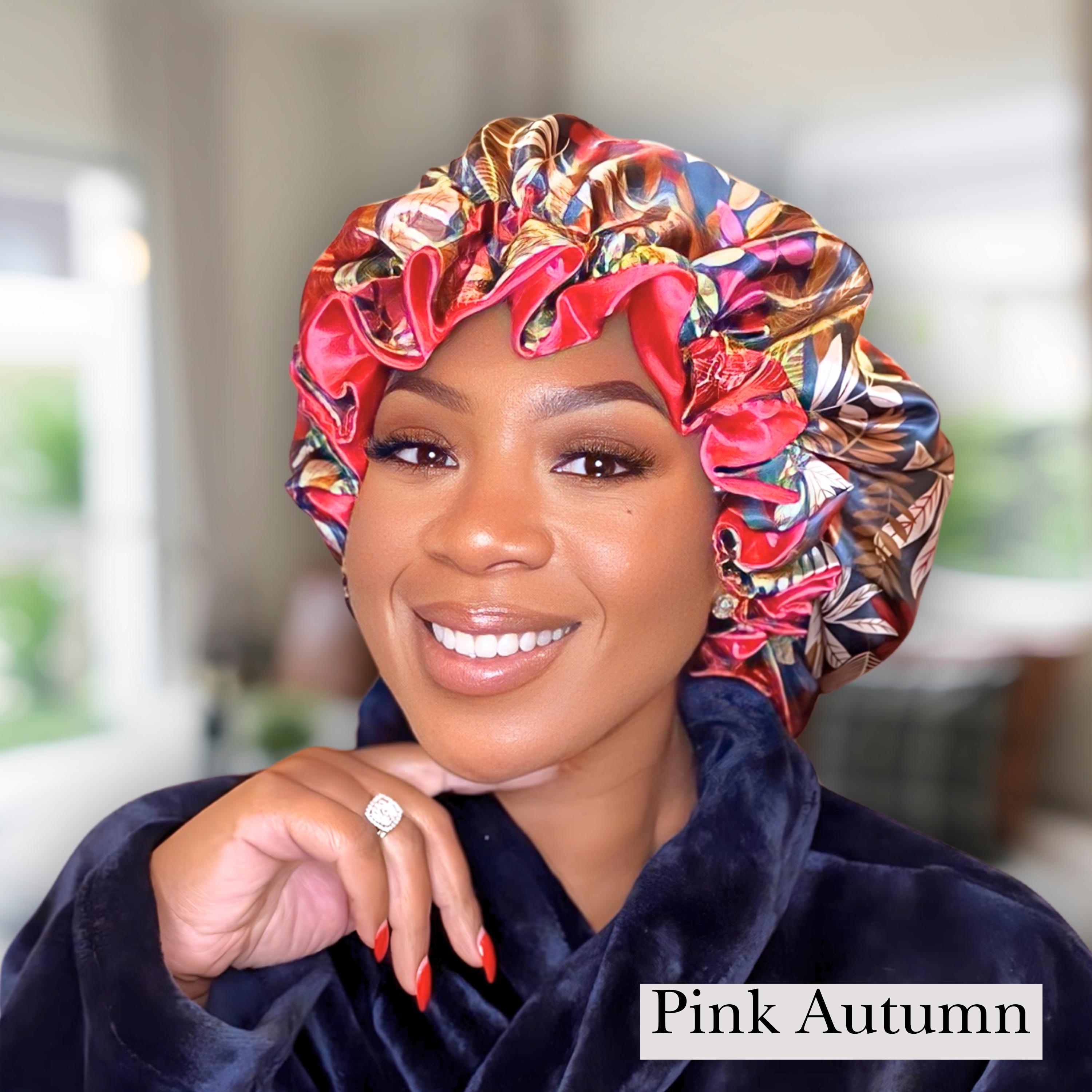 Luxury Ruffled Satin Bonnet – Ultimate Hair Protection for All Hair ...