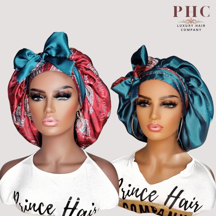 Custom Satin Hair Bonnet XL Tie Up Wholesale Bulk Custom Design Your T