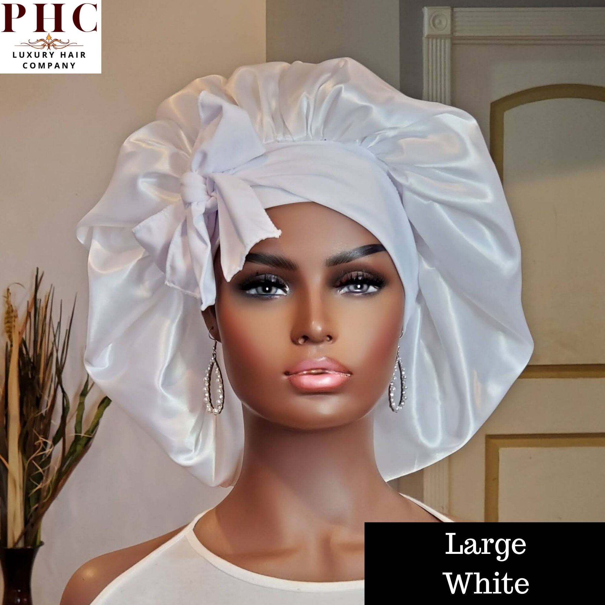 asos design bonnet with ties