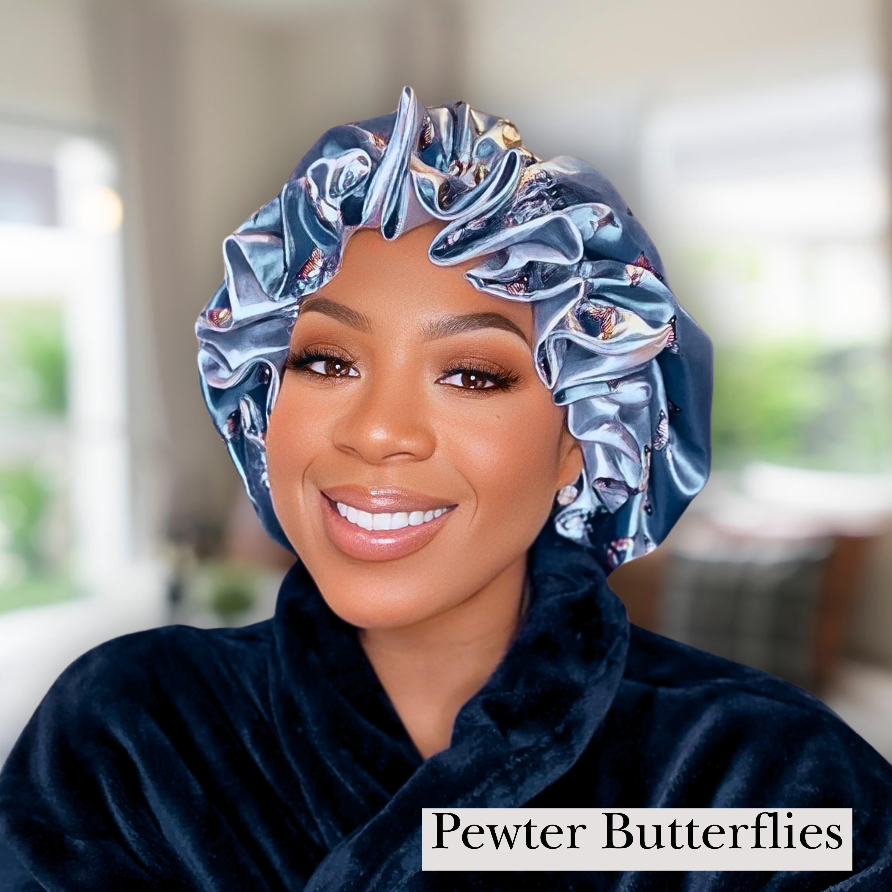 Bonnet Types Luxury Ruffled Satin Bonnet – Ultimate Hair Protection for All Hair ...