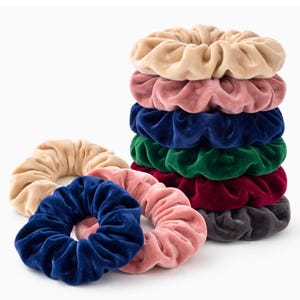 Velvet Scrunchie Set | Damage-Free Hair Ties, Handmade in USA