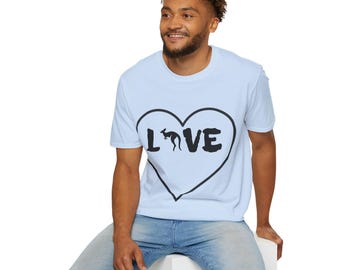 Kangaroo Love Unisex Softstyle T-Shirt
