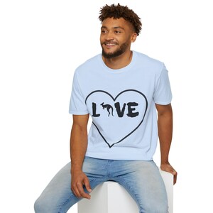 Känguru Liebe Unisex Softstyle T-Shirt