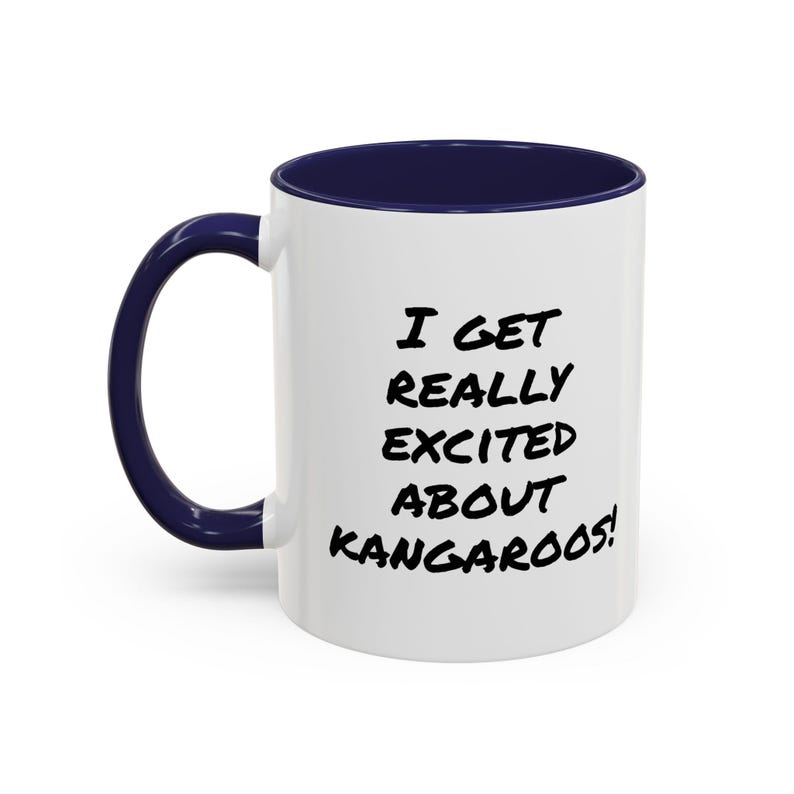 Really Love Kangaroos 11 oz Mug image 4