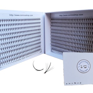 600 Wispy Premade fans 5D 0.07 Mixed Lengths 1000 fans Volume Lashes C D Curl Handmade eyelash extensions Kimeyelashes promade fan