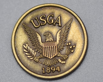 USGA Eagle "1894 Logo"  Official Golf Rare Ball Marker Memorabilia Vintage
