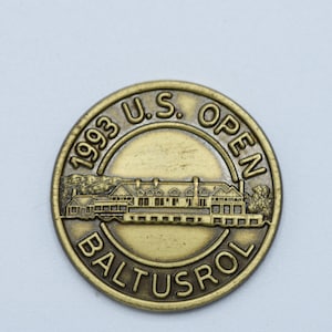 USGA 1993 US Open Ball Marker Baltusrol  Official Golf Vintage Ball Marker Memorabilia Rare