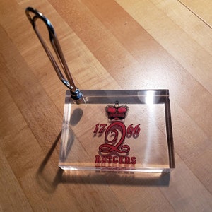 Rutgers University Lucite Embedment Paperweight Vintage Rare