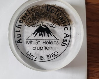Authentic Volcanic Ash Mt. St. Helens Eruption May 18, 1980
