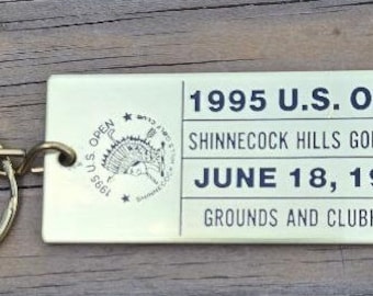 1995 US Open Shinnecock Hills Golf Club Ticket Size Key Tag