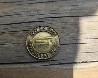 1999 US Open Pinehurst Clubhouse Ball Marker Vintage Rare