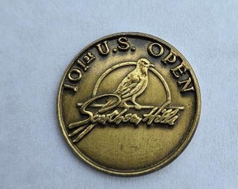 US Open Ball Marker Southern Hills Country Club 2001 Rare Vintage