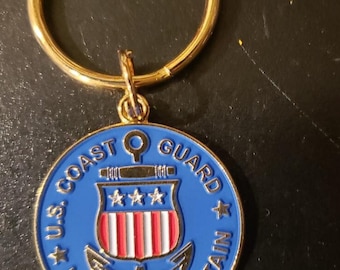 US Coast Guard Licensed Captain Key Tag