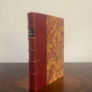 Antique French book collectible | antiquarian book decor | vintage French book | 19 century books