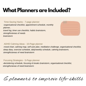 6 planners to improve lifeskills for adults and teens with adhd