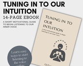 Intuition eBook– Personal Development Printable eBook, Intuition Guide, Intuition Journal Resource, Intuition Workbook - Single User License